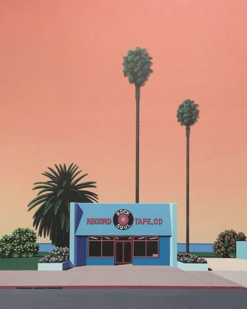 Hiroshi Nagai - Office Store pellicola backlit da Art In The Sky