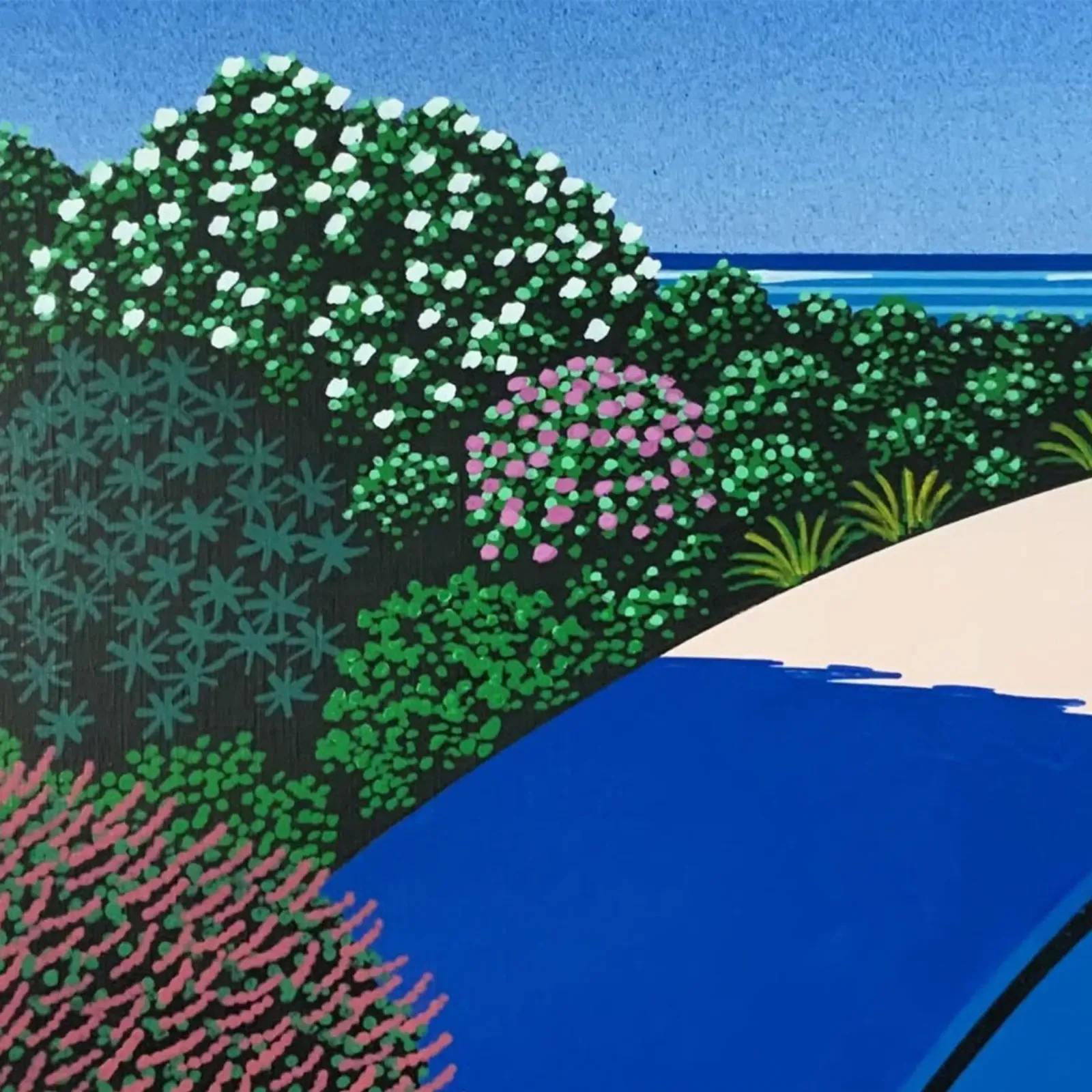 Hiroshi Nagai - Fiore pellicola backlit da Art In The Sky