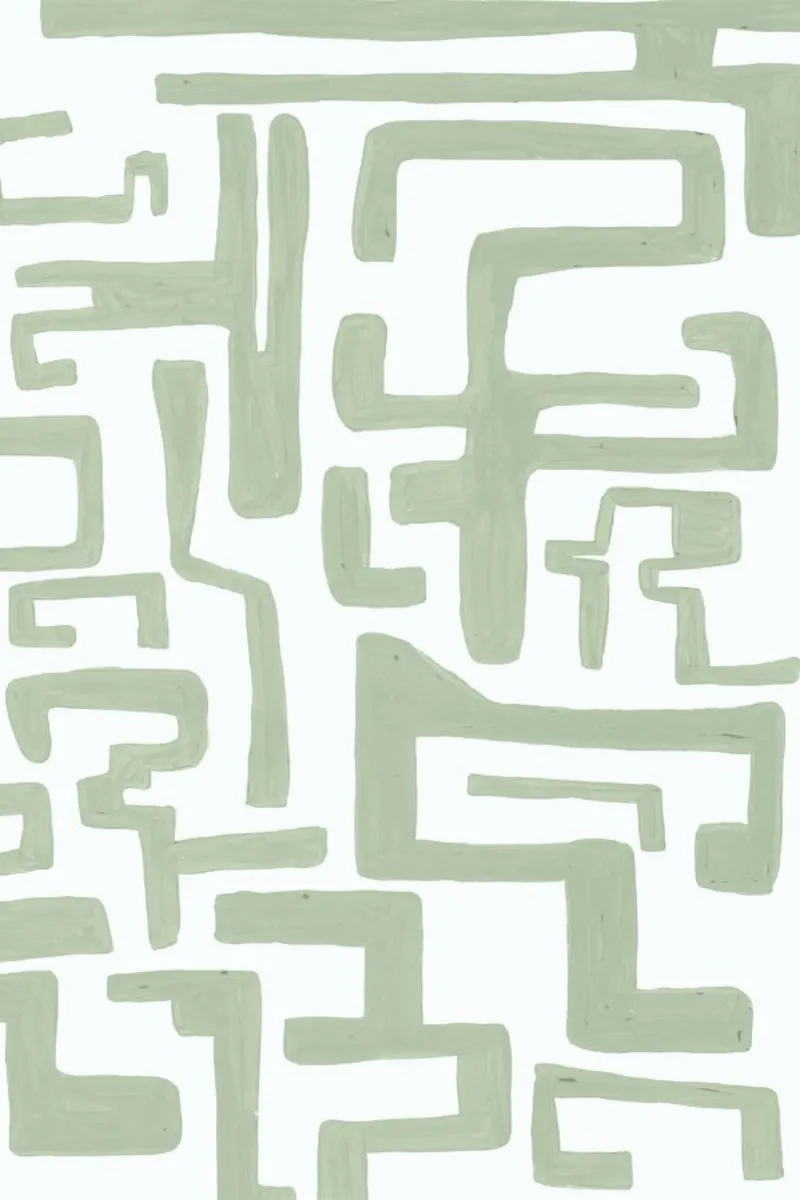 Kuba Groen poster with aluminum frame by Femke Zwaan