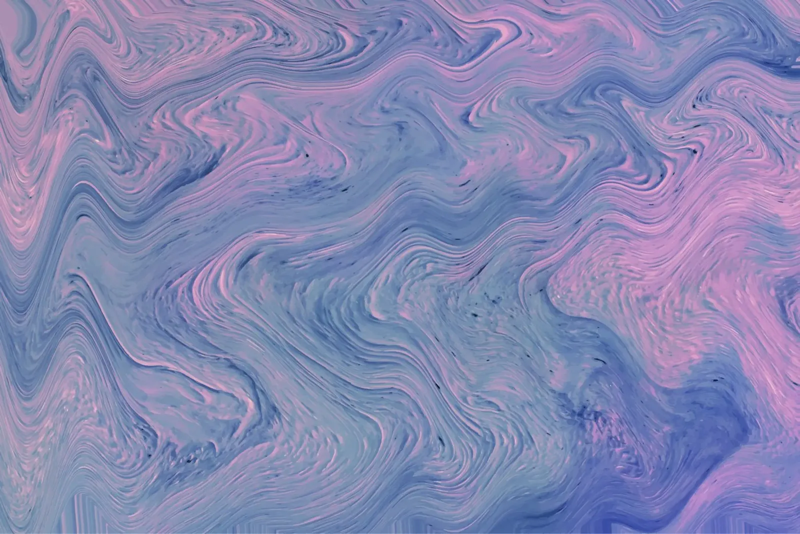 Pink Blue Swirl Abstract - Psychedelic Fluid Art Print hahnemühle by NorwesClub