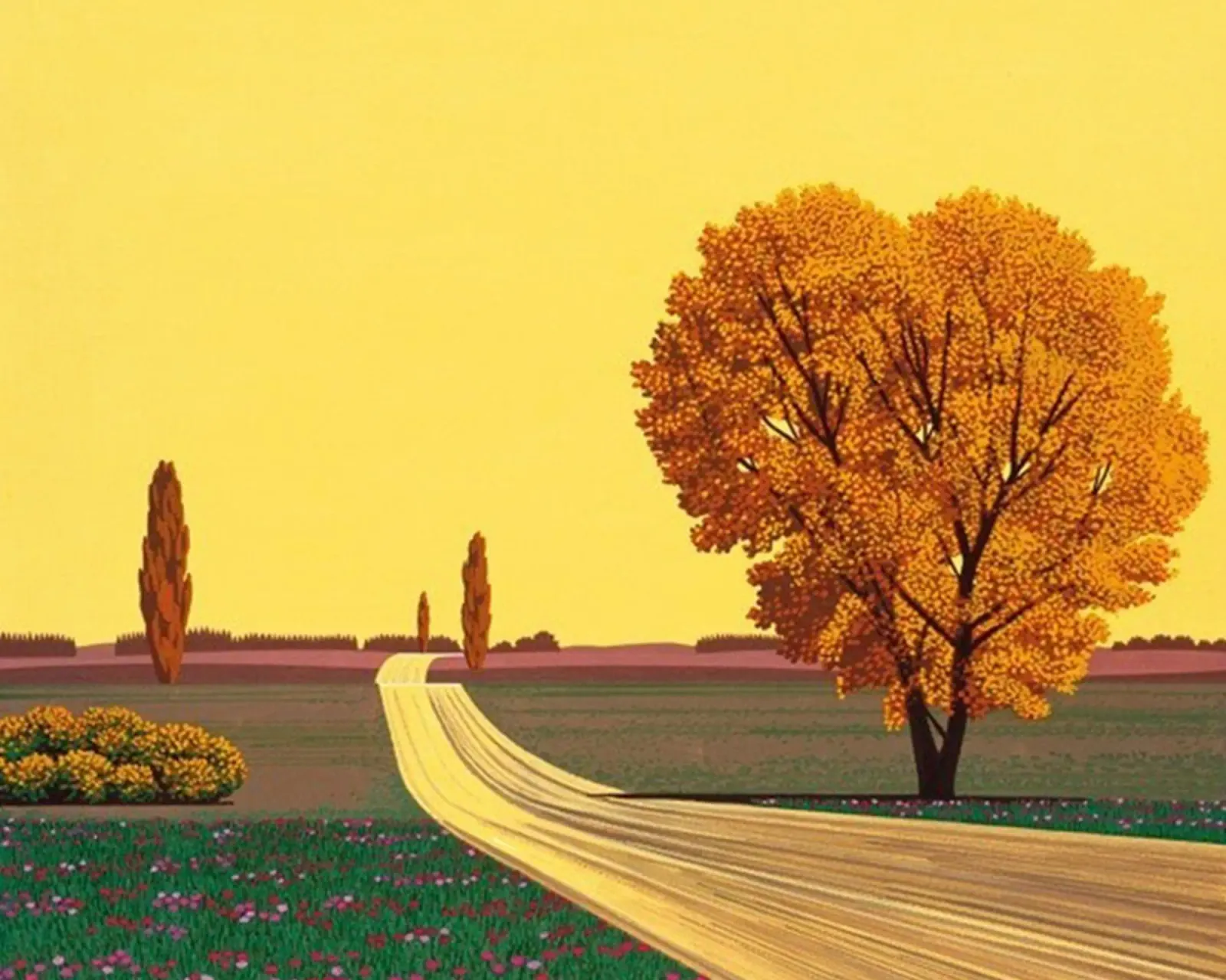 Hiroshi Nagai - Grande albero pellicola backlit da Art In The Sky