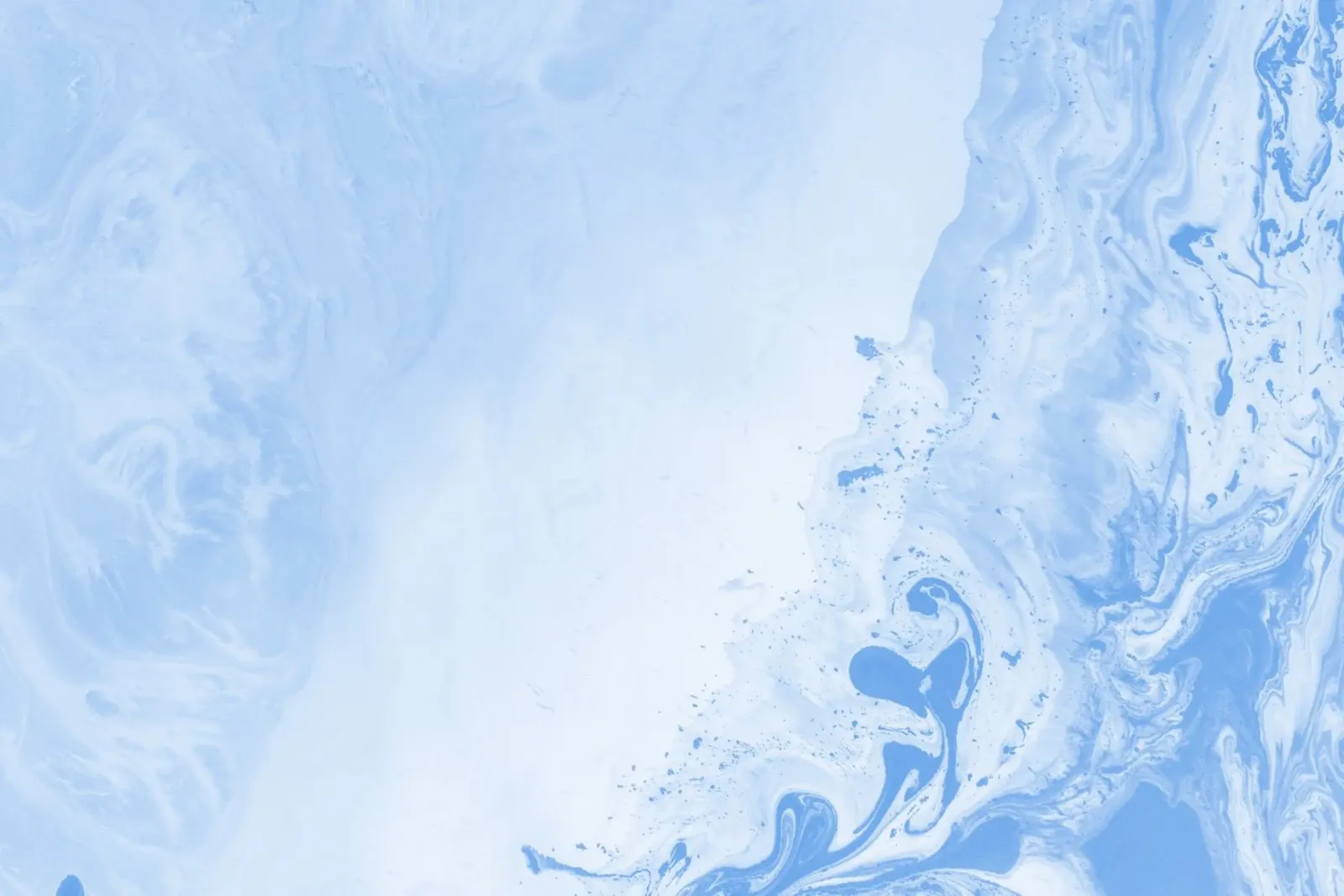 Azure Dream Waves - Abstract Fluid Blue Art Print hahnemühle by NorwesClub