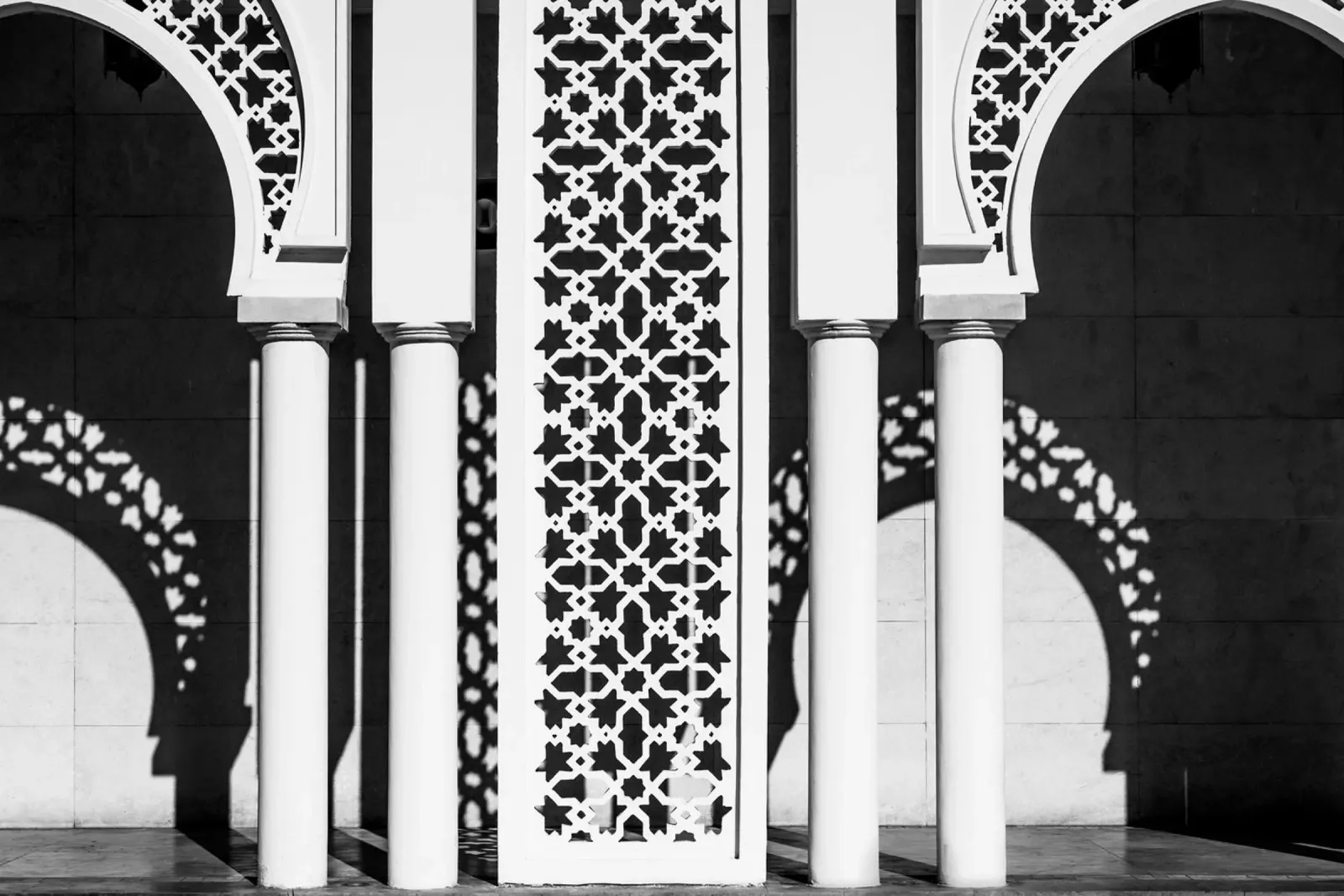 Moroccan architecture in black and white carta hahnemühle da photolovers