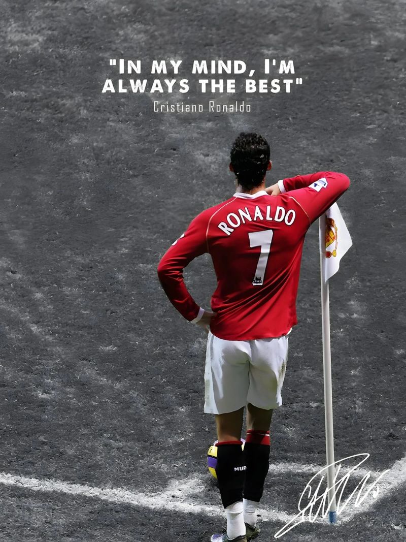 Cristino Ronaldo-Quoten Poster von mitom
