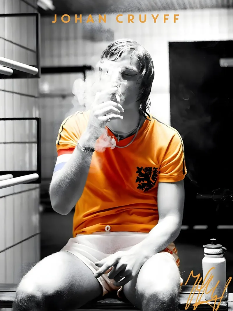 Johan Cruyff pellicola backlit da mitom