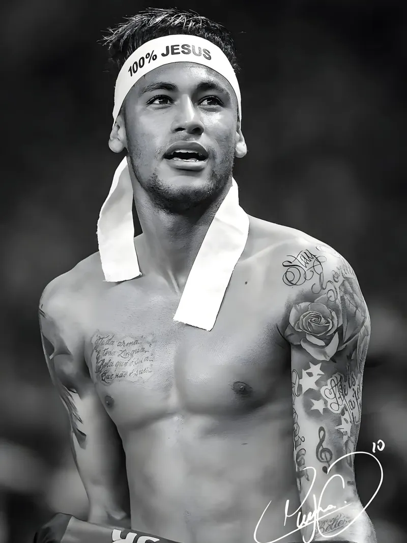 Neymar Jr pellicola backlit da mitom