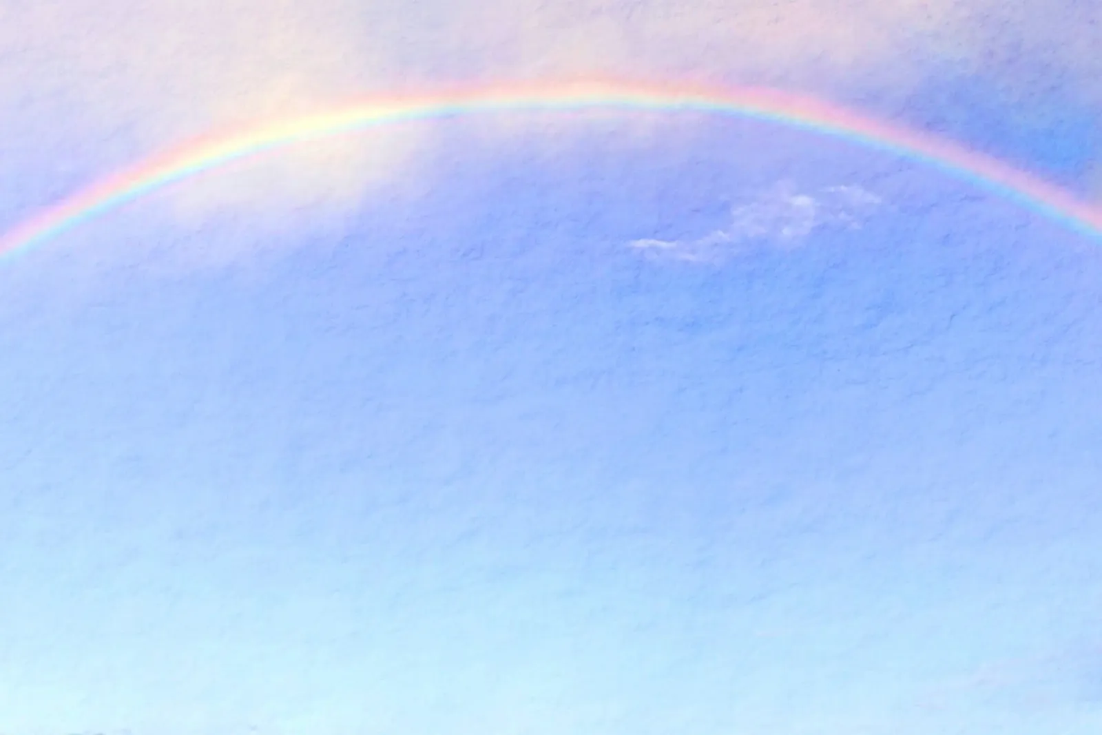 Sereno cielo arcobaleno - Pastello orizzonte Dreamscape Art pannello forex da NorwesClub