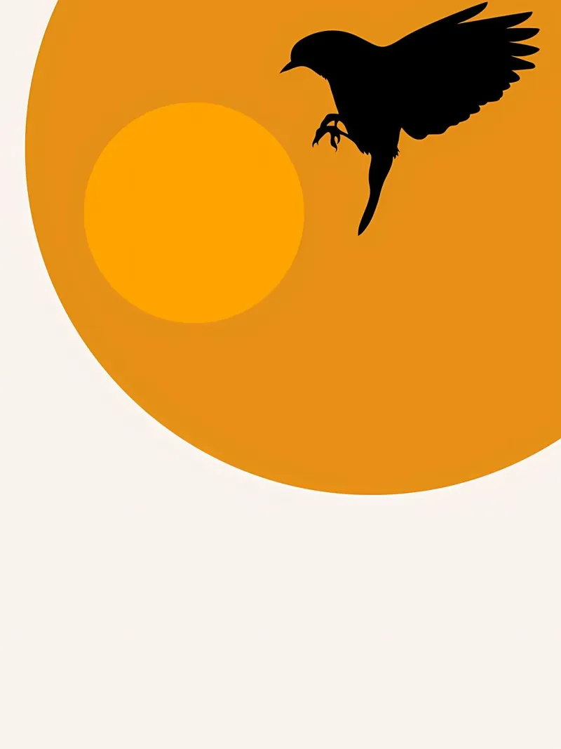 Sunsrise In Tokyo poster avec cadre en plastique de mitom