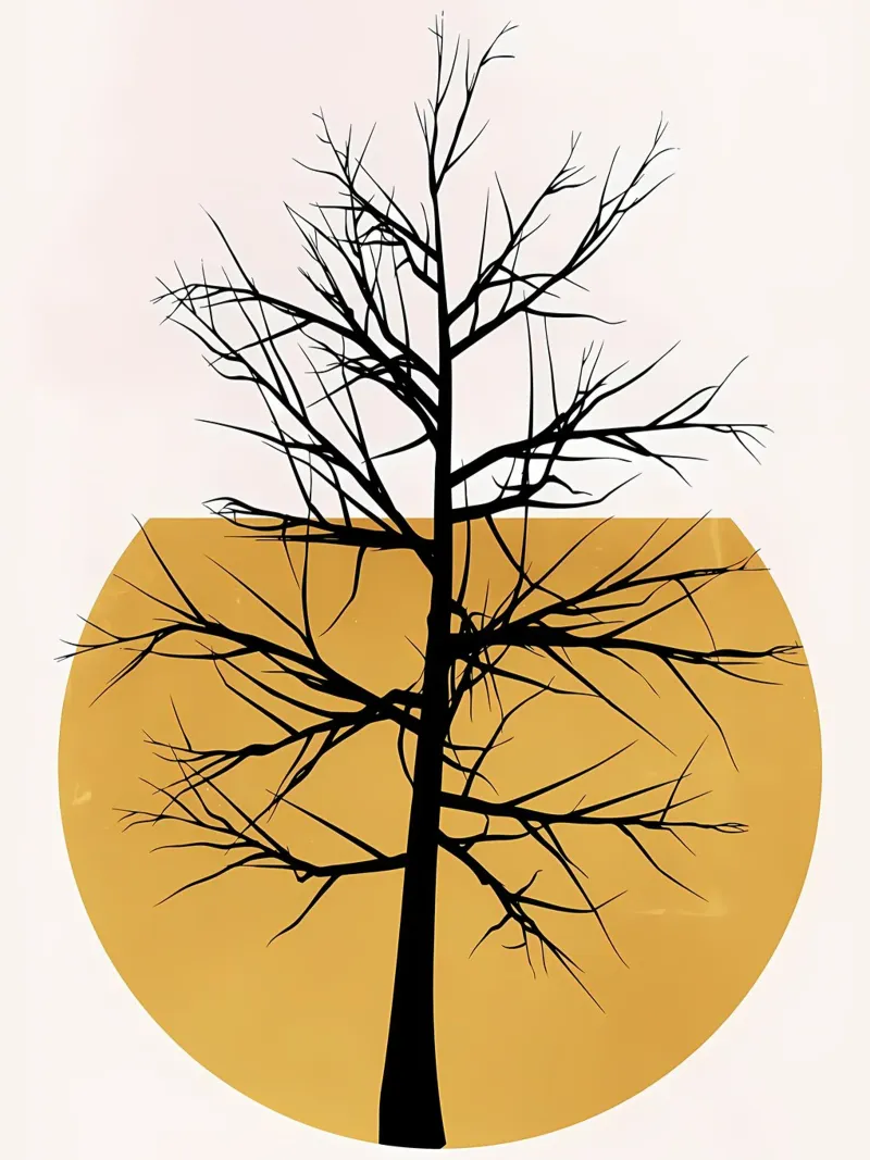 In natura poster con telaio in plastica da mitom