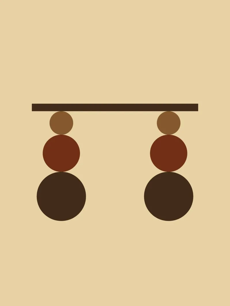 Table Harmony Minimalist canvas by galihstudio