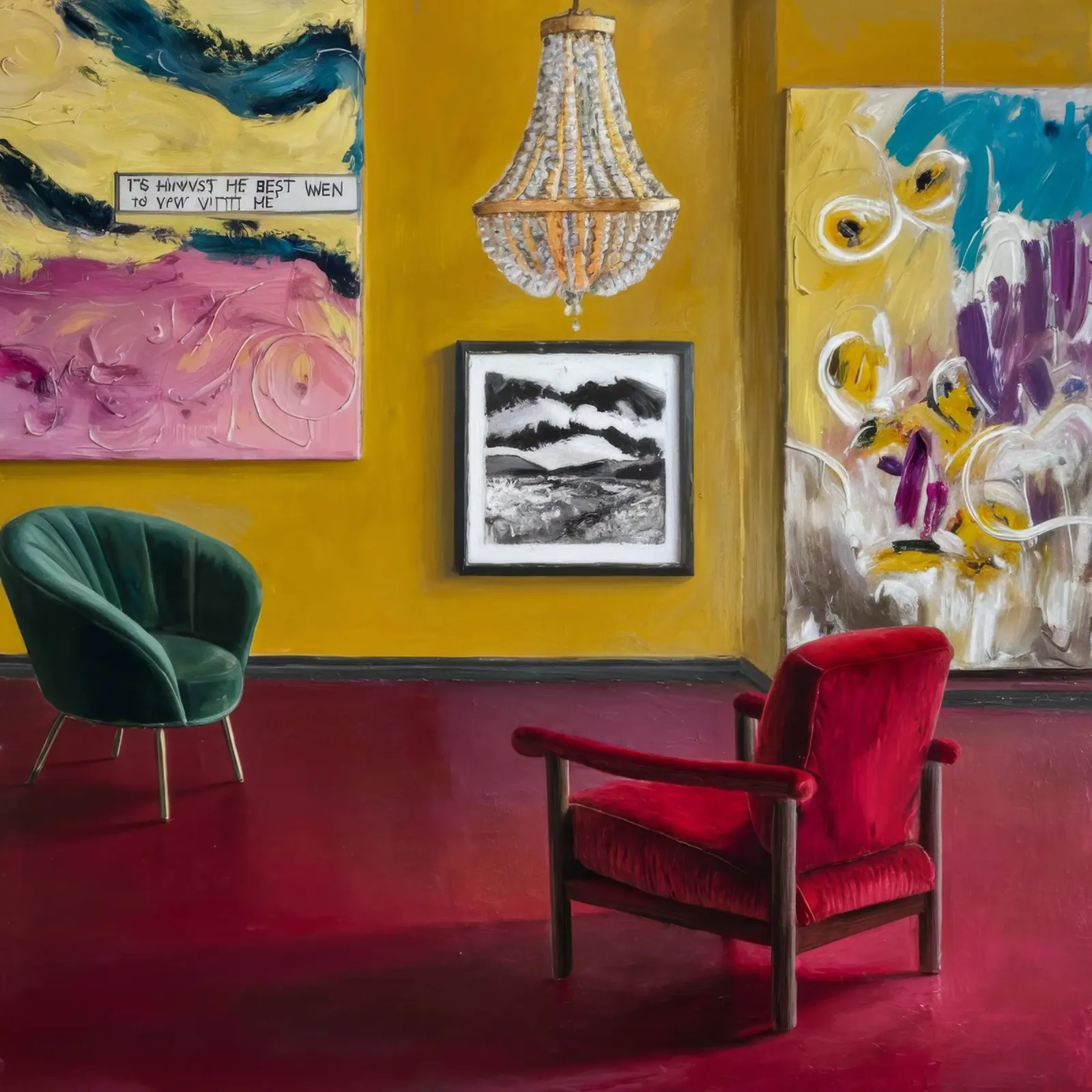 Kunstvolle königliche Pose Poster mit Kunststoffrahmen von Opal Strokes