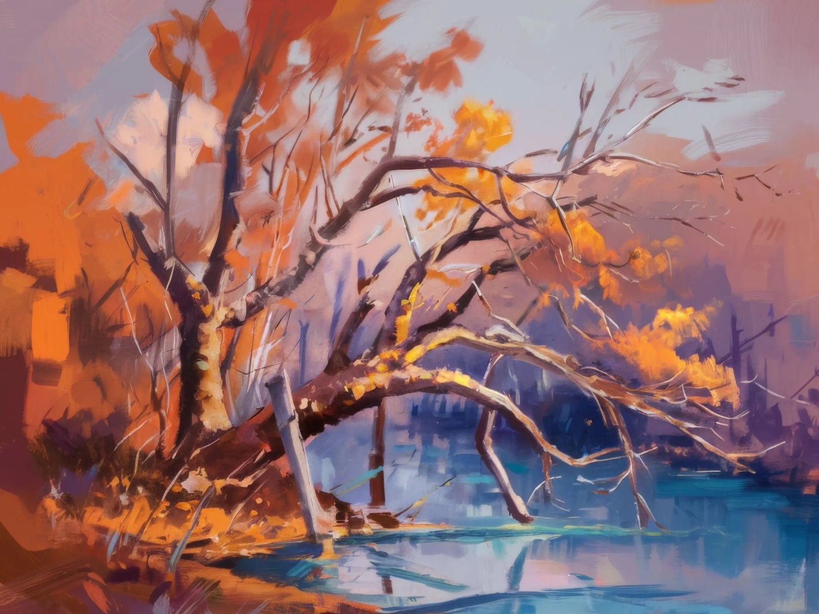Gnarled Tree's Last Stand canvas by Radiance Landscape