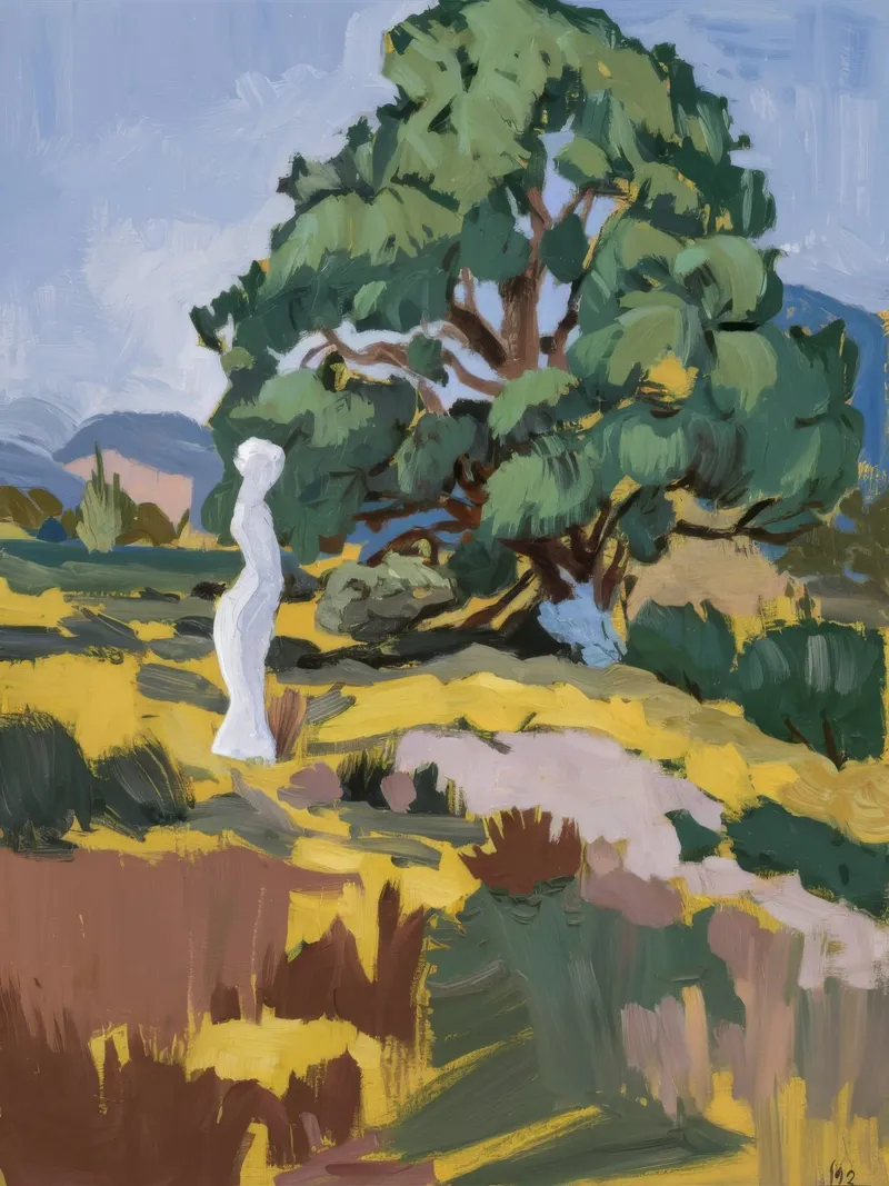 La maestà d'oro della quercia tela con Cornice a cassetta da Radiance Landscape