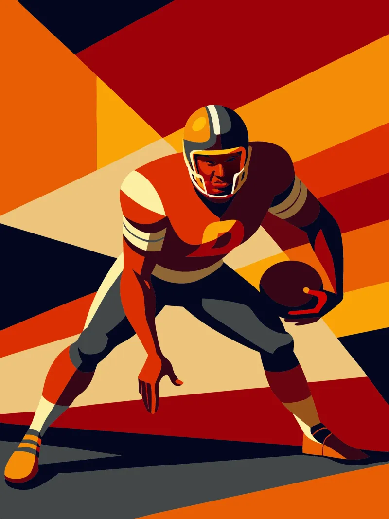football sport vector imagination poster by Faiza