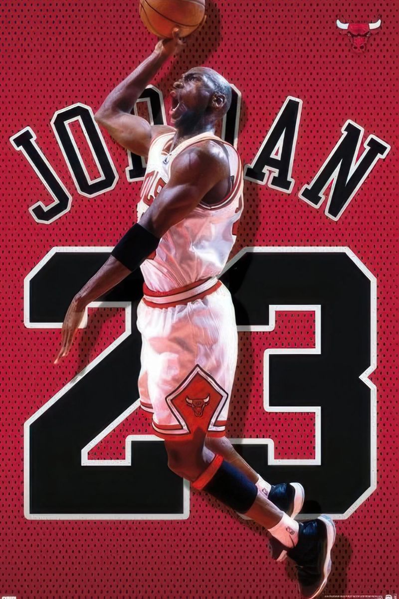 Michael Jordan - Jersey poster by nice sport