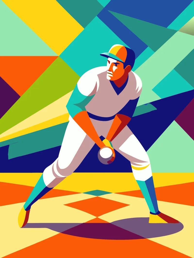 pitcher player sport vector imagination hahnemühle by Faiza