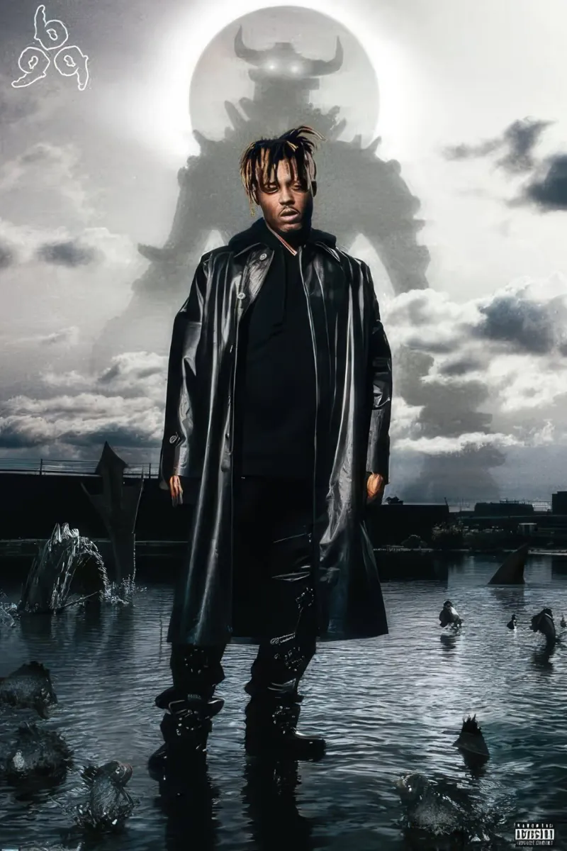 Juice WRLD - Combattere i demoni carta hahnemühle da Band Merch