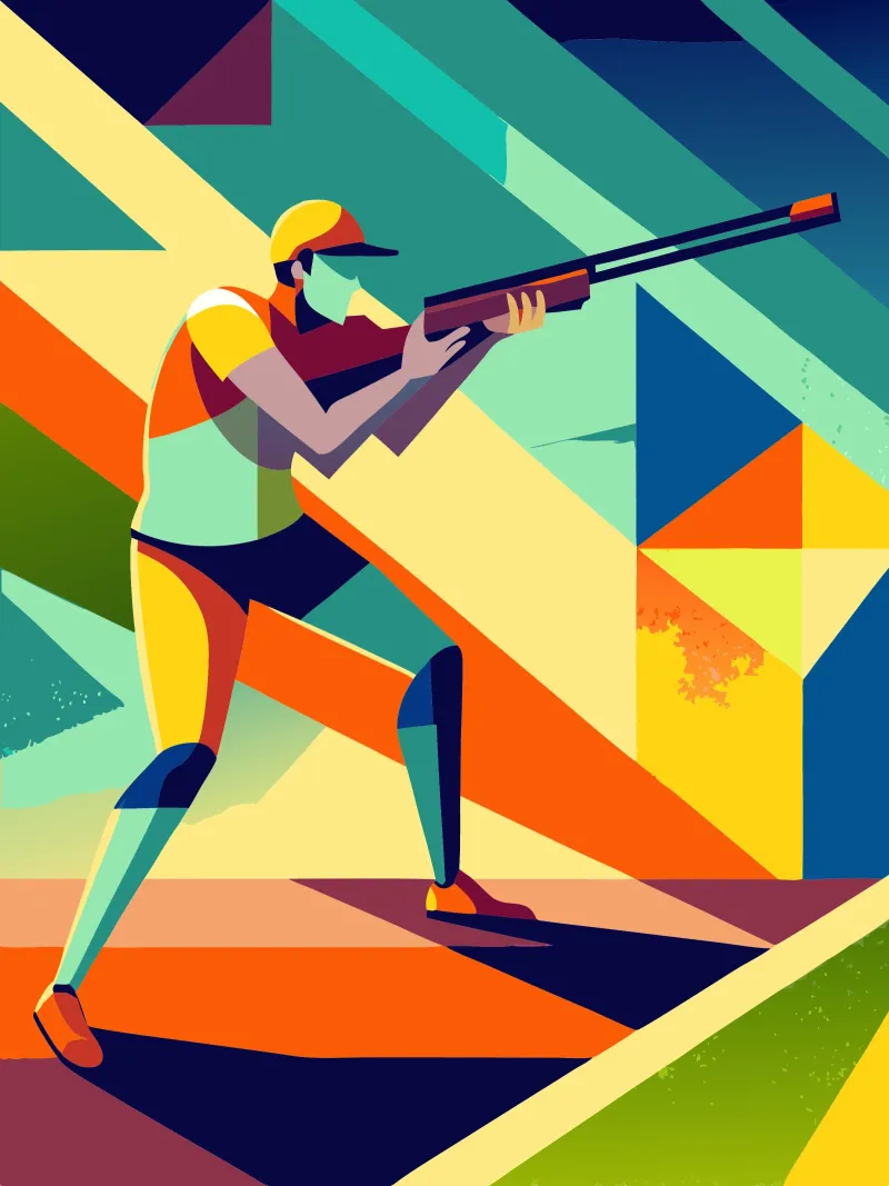 tiro deporte vector imaginación metacrilato de Faiza