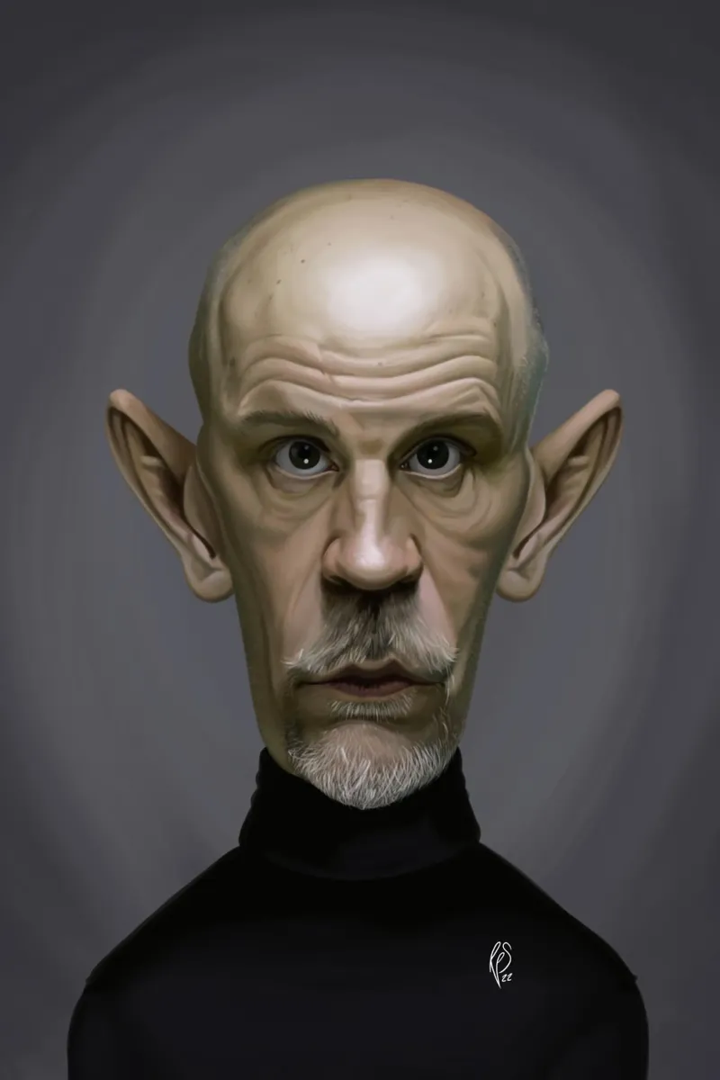 John Malkovich pellicola backlit da Rob Art | Illustration