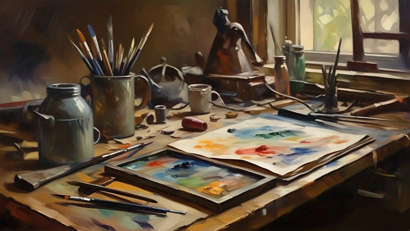 pennelli per pittura poster con telaio in alluminio da Earthly Visions
