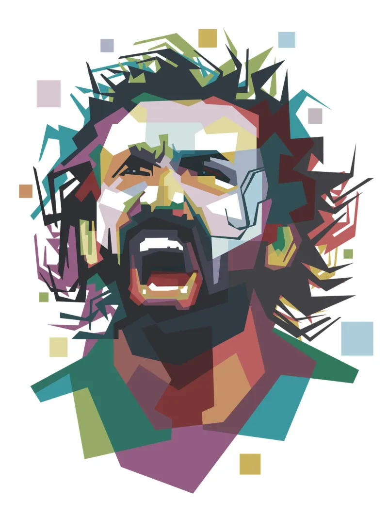No Pirlo No Party pellicola backlit da Alkahfsmart