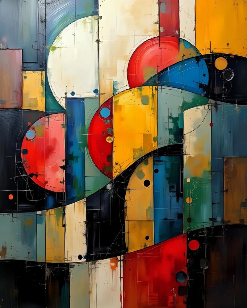 Painting_A_6 poster by Farb- und Blütenzauber by LK