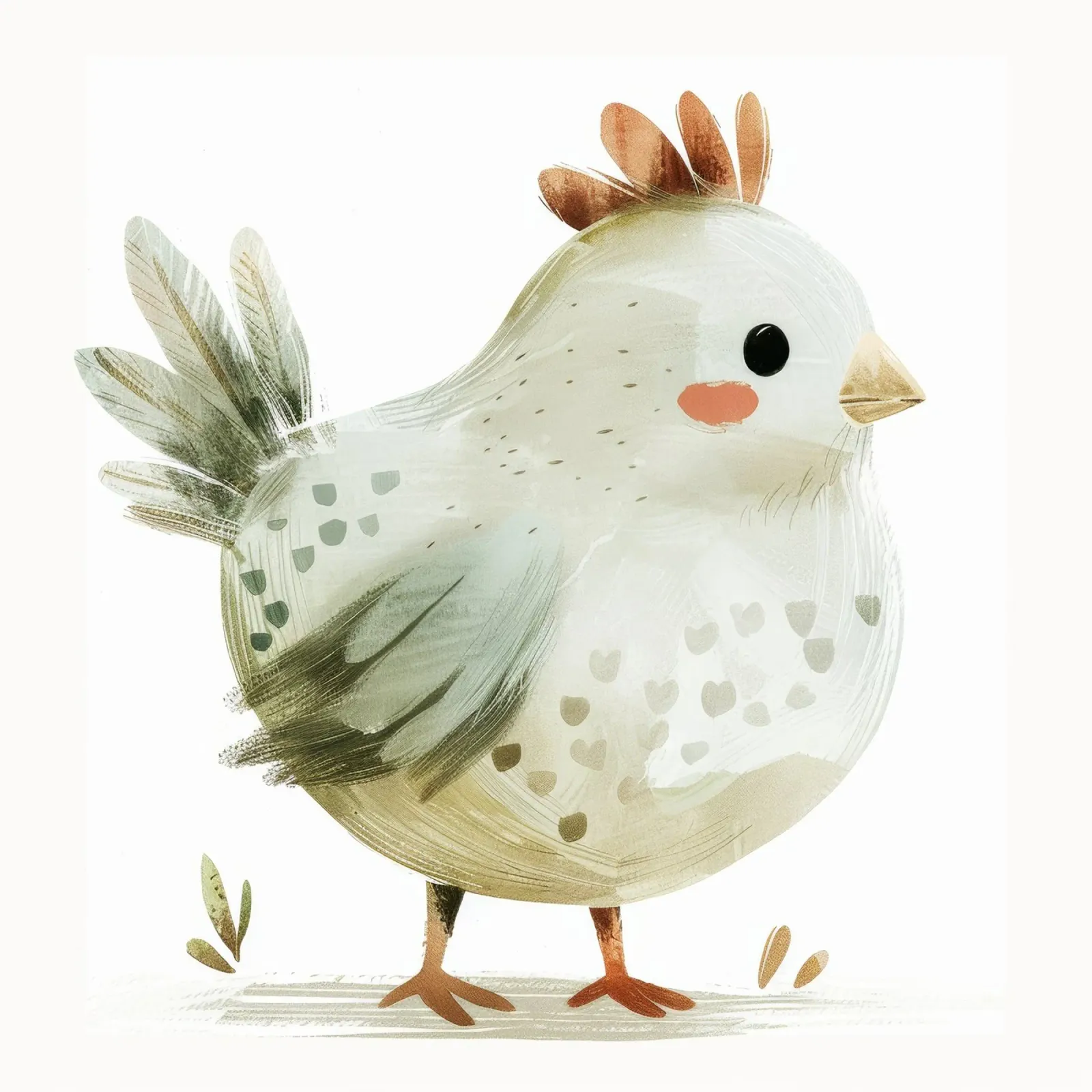Illustrazione di un pulcino grigio chiaro pellicola backlit da DesignDoodle