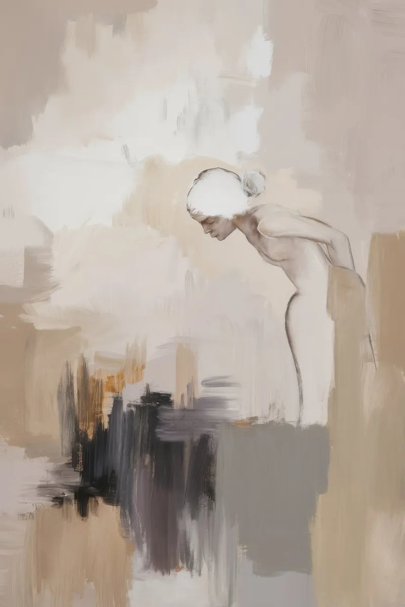 Elegie van woestijnbloei canvas met Baklijst van Dream Spectrum