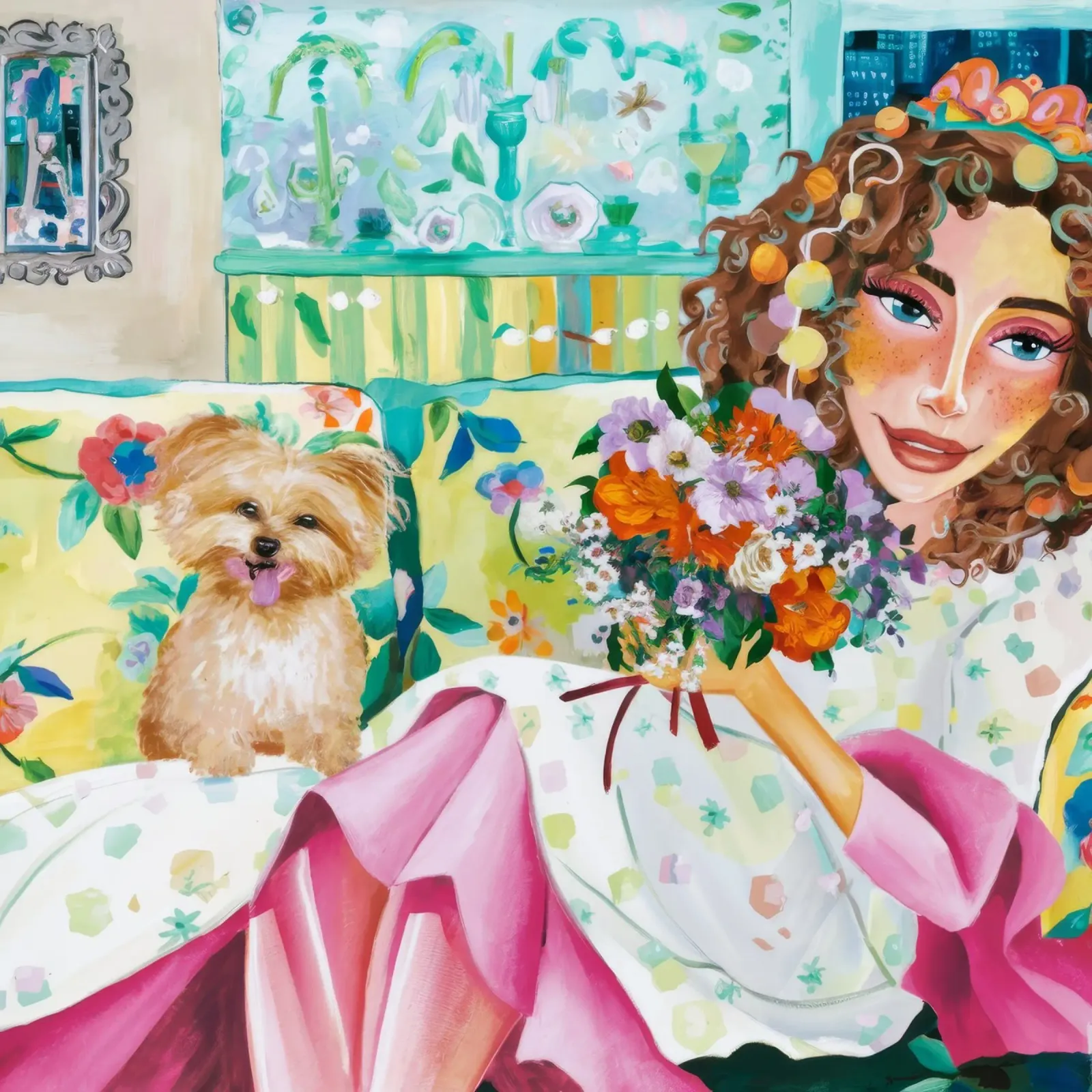 Petal Joy Embrace alu-dibond by Infinite Chroma