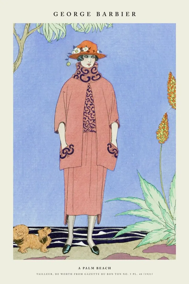 Barbier - a Palm Beach poster da Vintage by JUNIQE