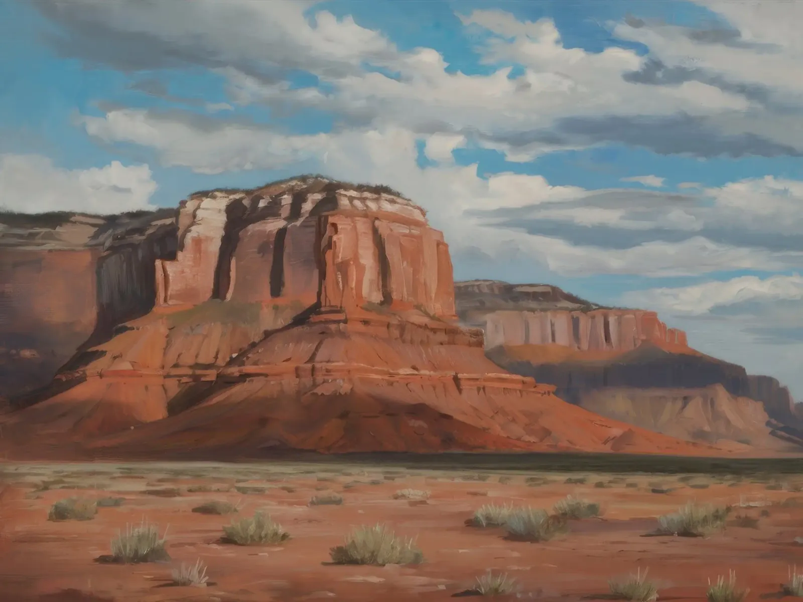 Canyon Majesty Vista poster con telaio in legno da Silk Palette
