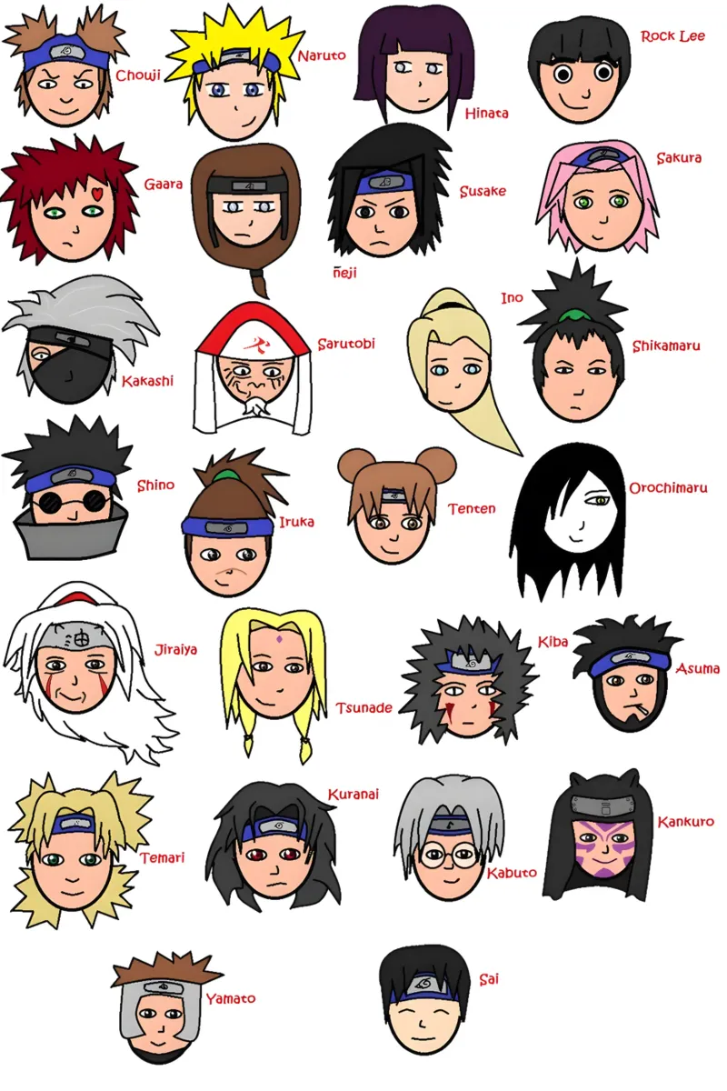 Naruto All Characters pellicola backlit da NextPixel