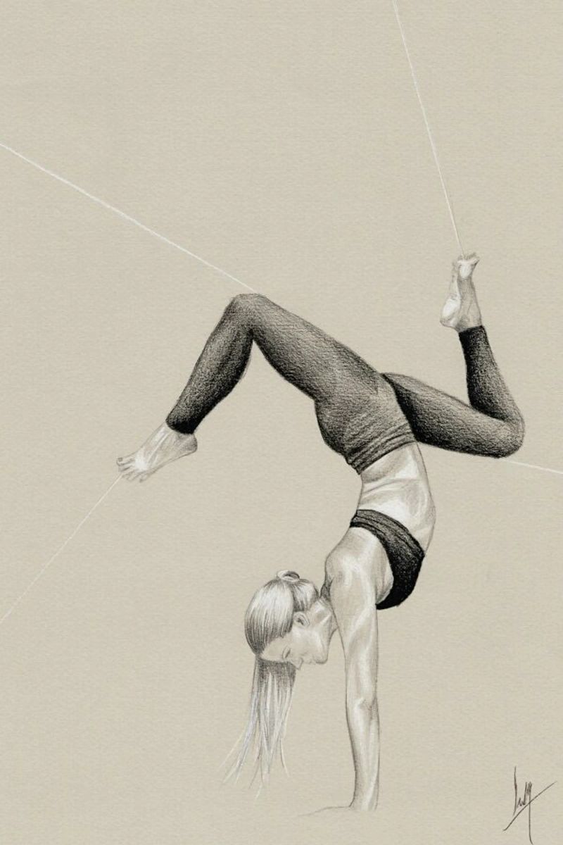 Yoga 3 poster by Libby Watkins