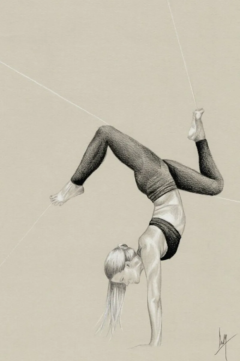 Yoga 3 poster by Libby Watkins