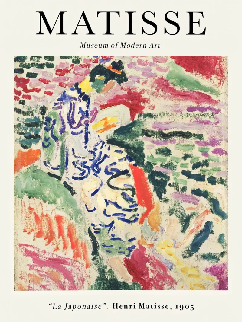 Matisse - La donna giapponese poster da Jam Poster