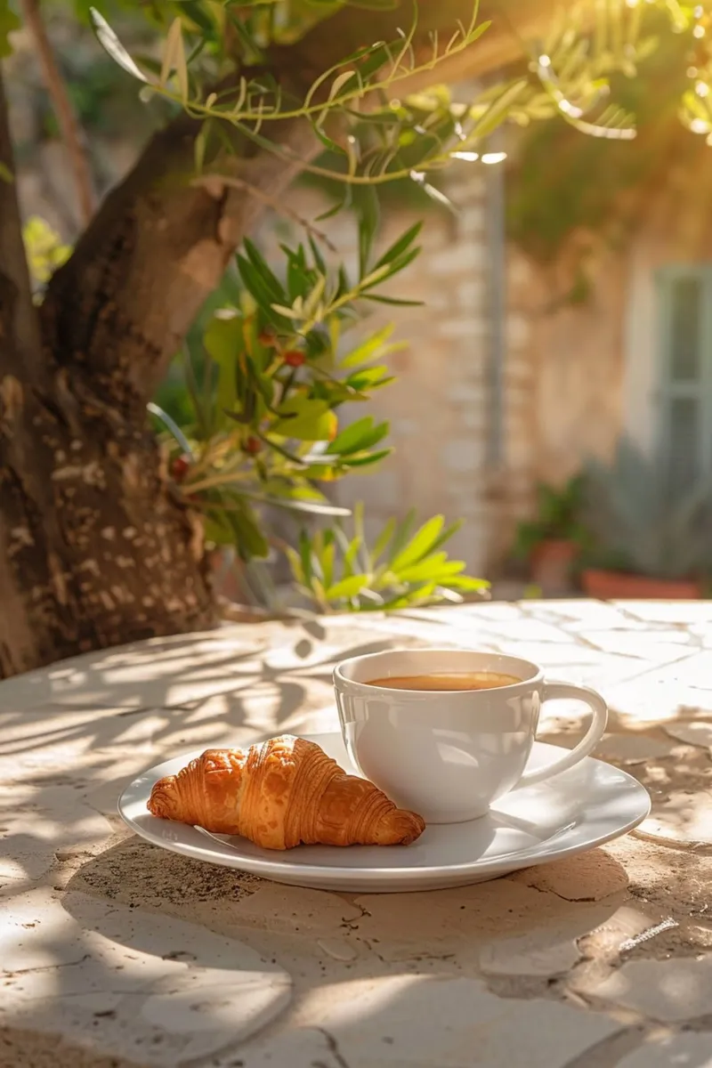 Coffee and Croissant poster da lieblu