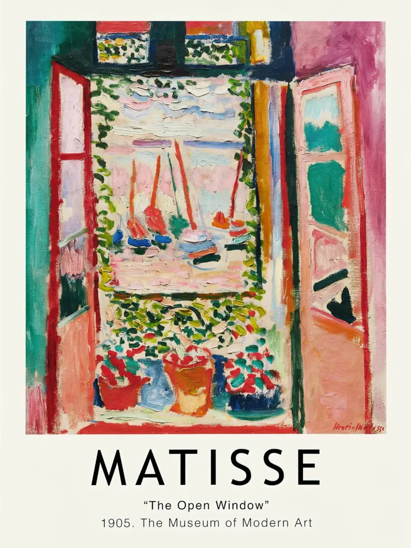 Matisse - The Open Window Hahnemühle von Jam Poster