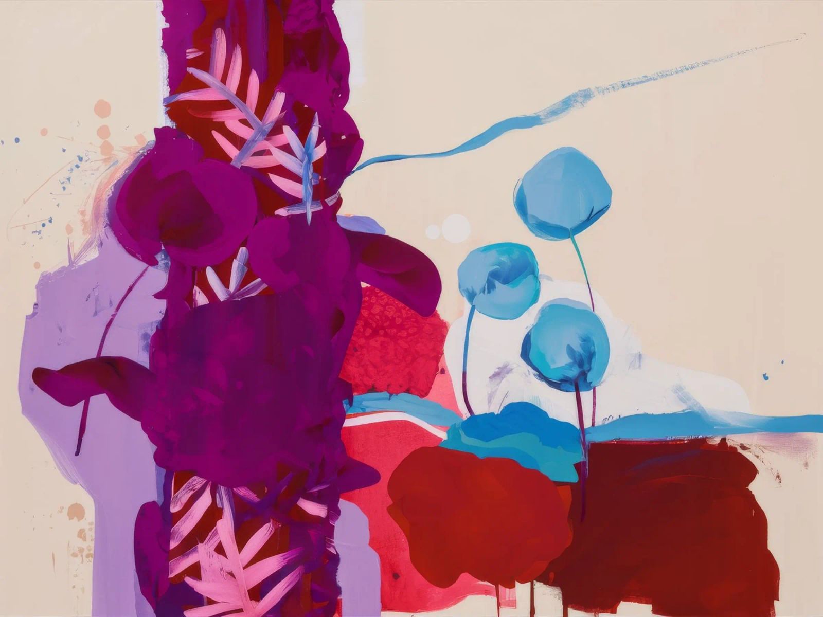 Fucsia Flora Pop pellicola backlit da Dream Spectrum