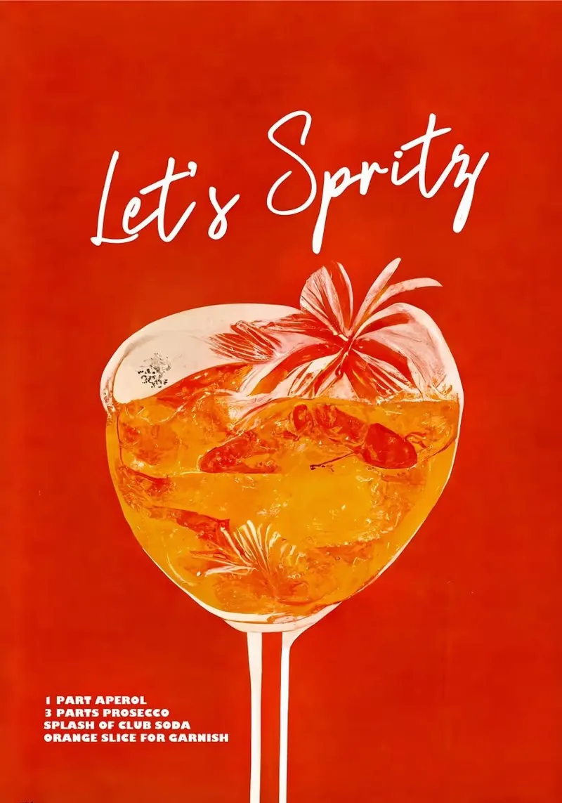 un chorrito de Aperol metacrilato de John C Labut