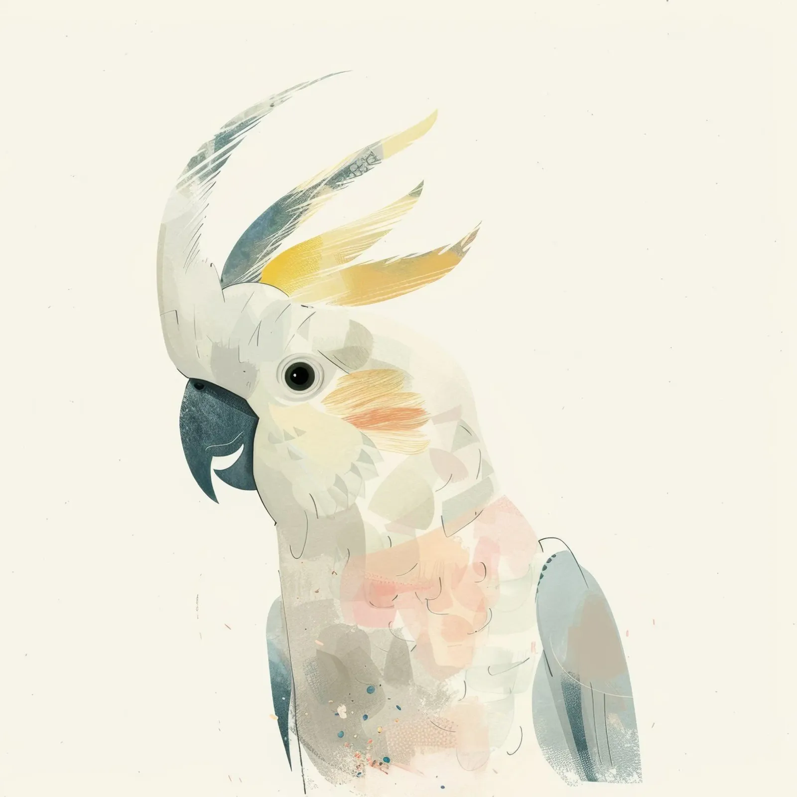Cacatua dal ciuffo sulfureo Charm pellicola backlit da DesignDoodle