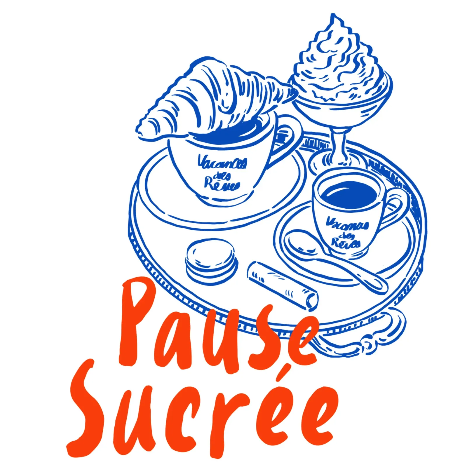 pause sucrée poster con telaio in plastica da ramosashop
