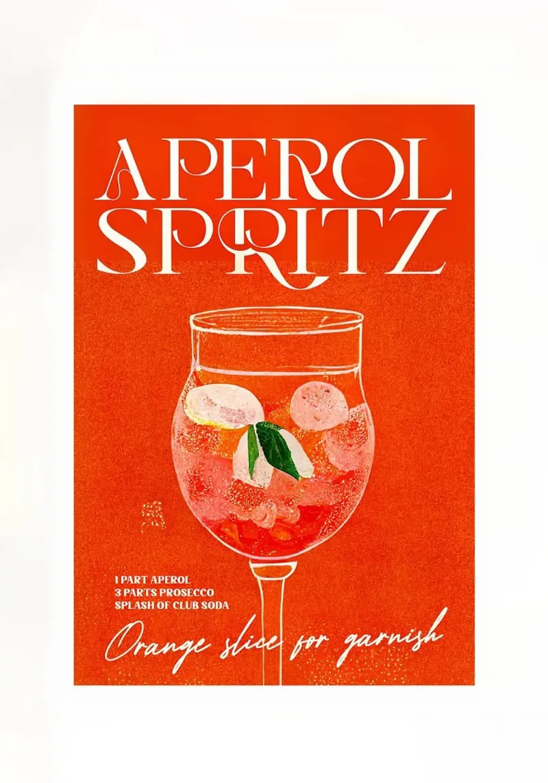 spritz all'aperol pellicola backlit da John C Labut