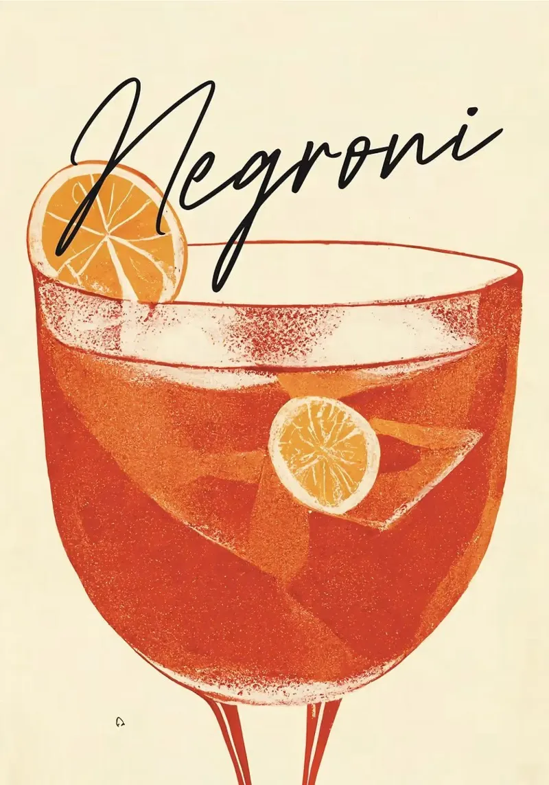negroni pellicola backlit da John C Labut