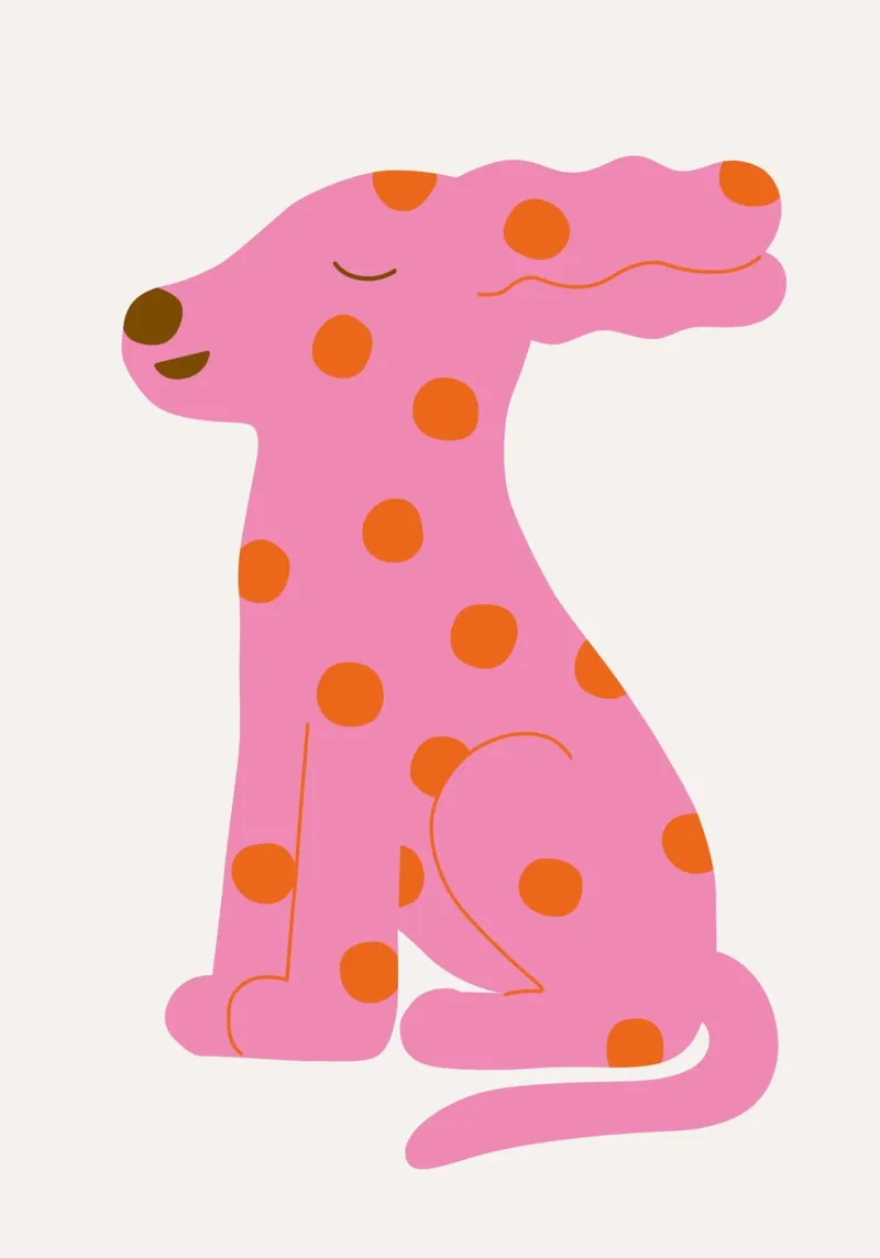 Cane di piccola taglia carta hahnemühle da Susann Stefanizen