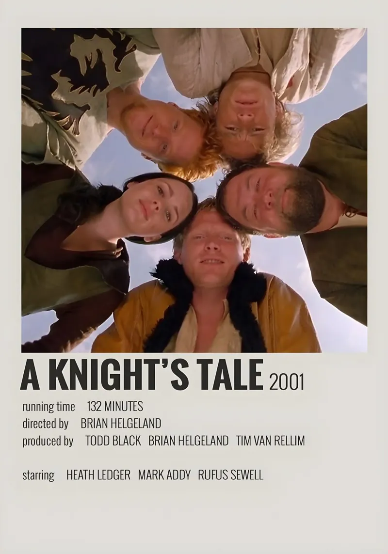 A KNIGHT'S TALE 2001 pellicola backlit da MVFminimalist