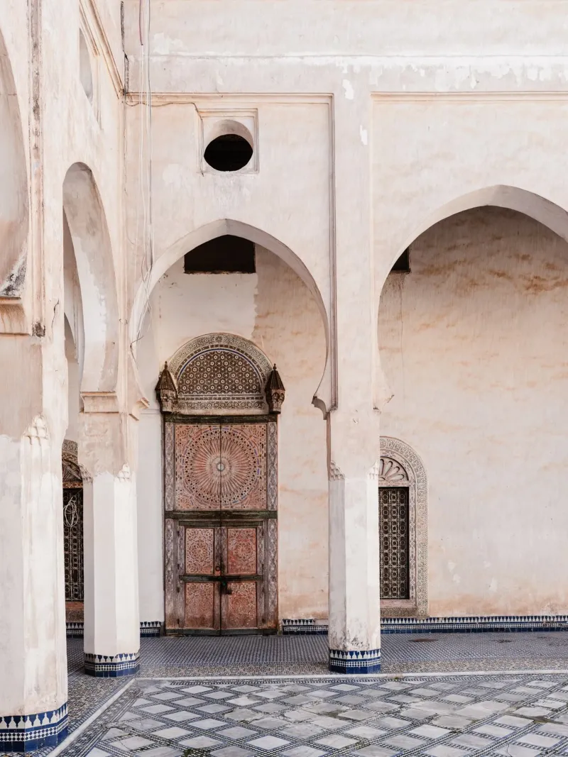 Ancient building in Fez alluminio dibond da photolovers