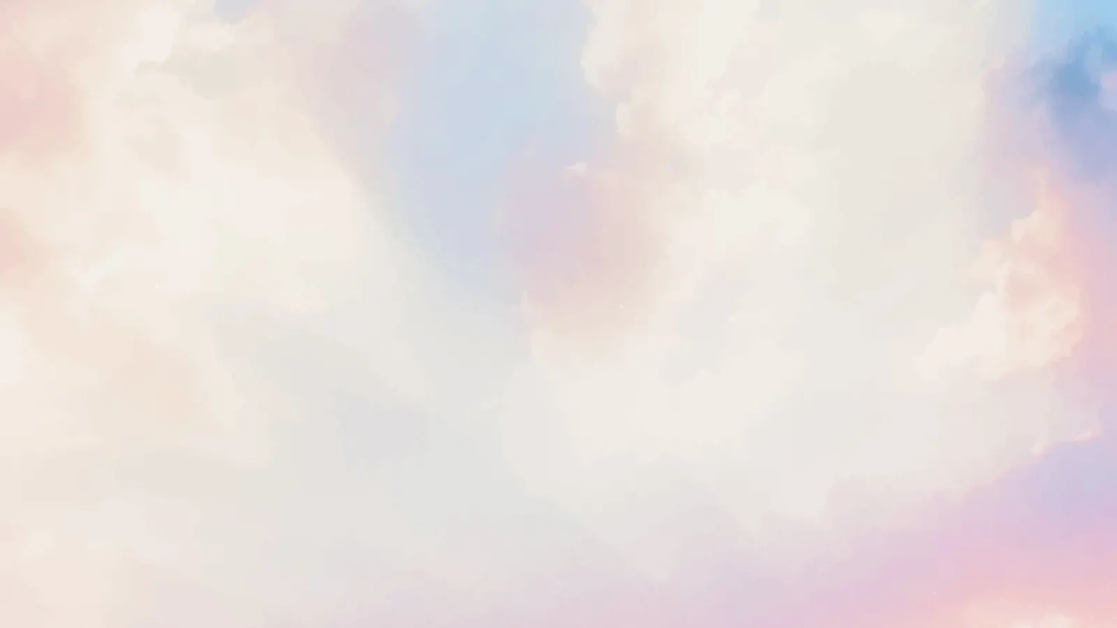 Verträumte Pastell Himmel Wolkenlandschaft | Ästhetische Aquarell abstrakt Acryl-Glas von NorwesClub