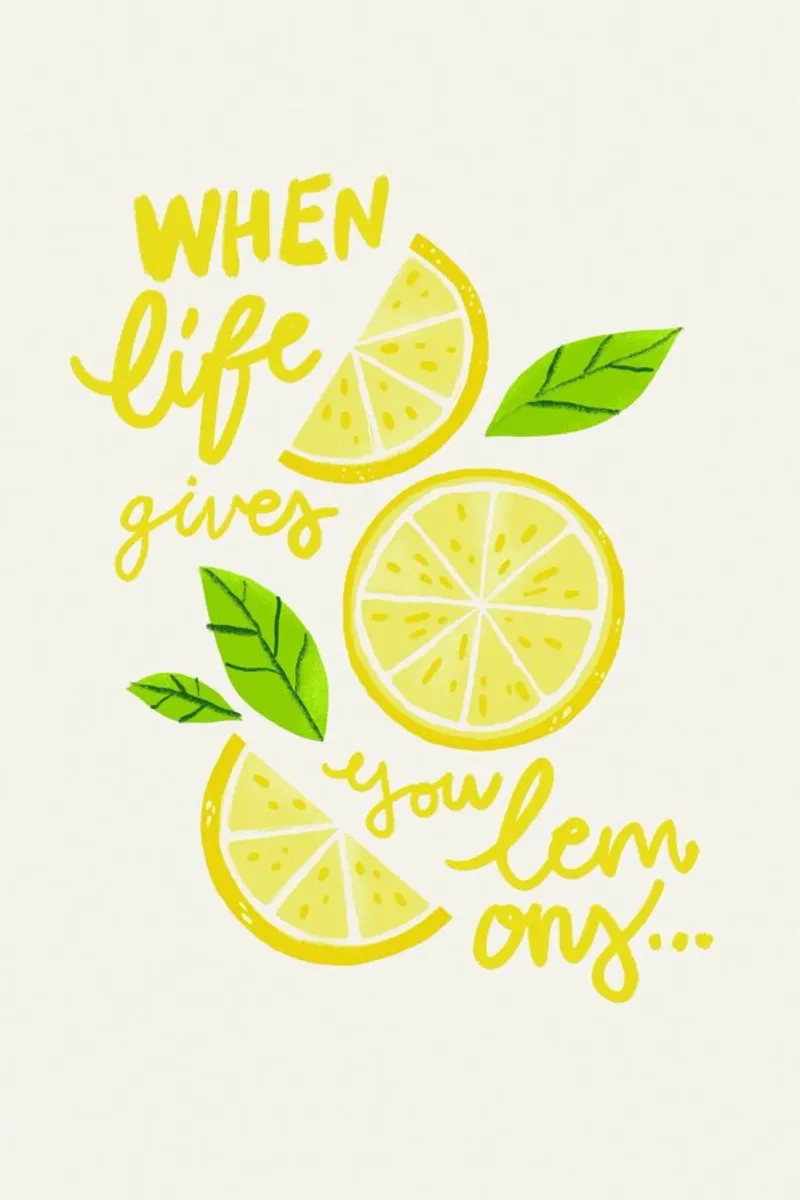 Life and Lemons pellicola backlit da Pure