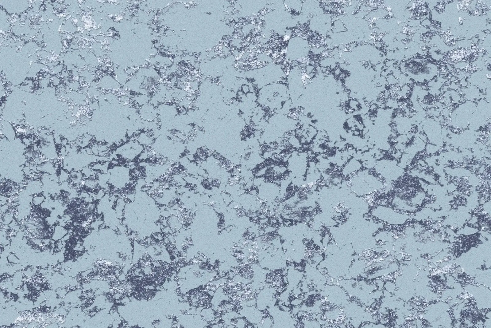 Stampa astratta d'arte moderna con texture blu e argento e lamina di glitter pellicola backlit da NorwesClub