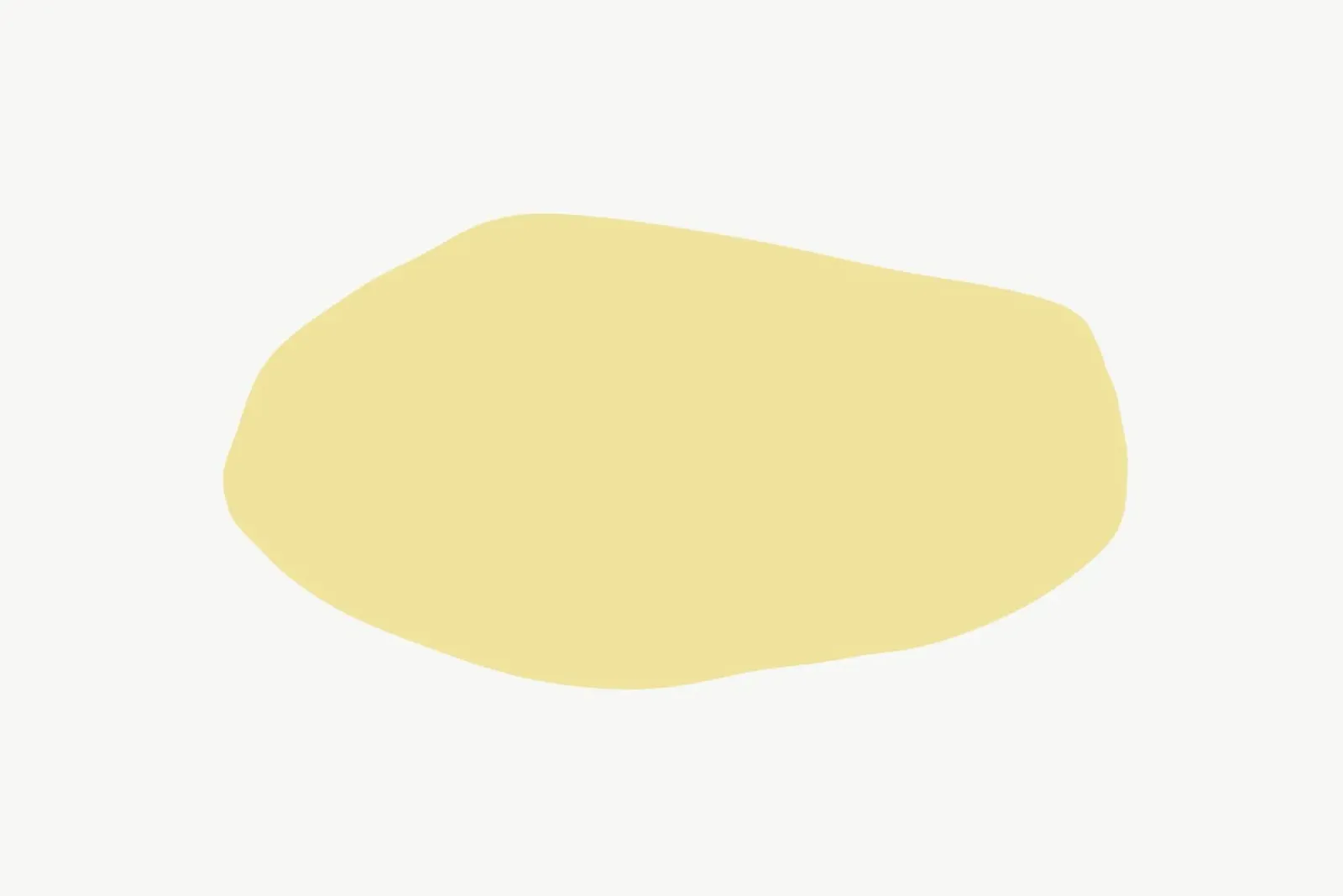 Forme organique jaune doux | Minimalist Pastel Abstract Print hahnemühle de NorwesClub